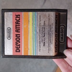 Atari Imagic demon attach game